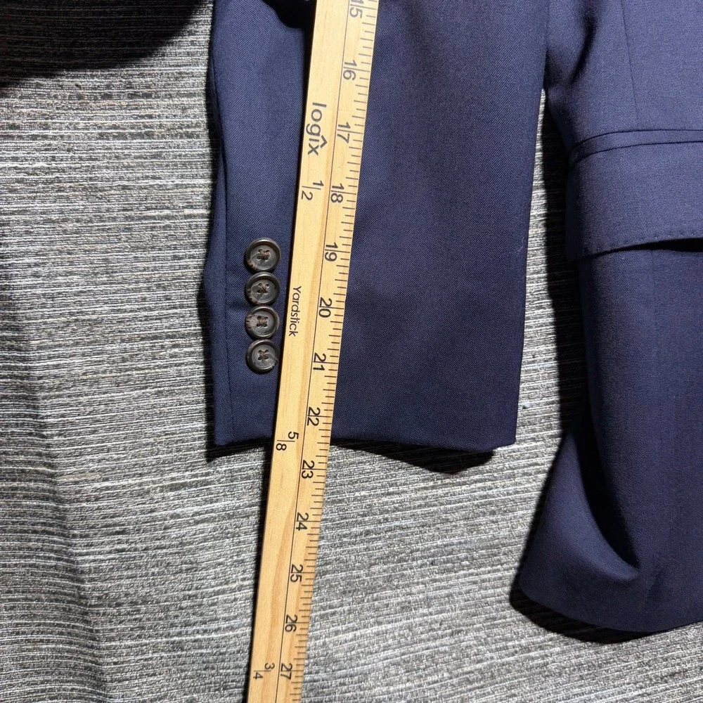 Lauren Ralph Lauren Blazer Men 39S Navy Blue Slim Fit 100% Wool 2-Button Jacket